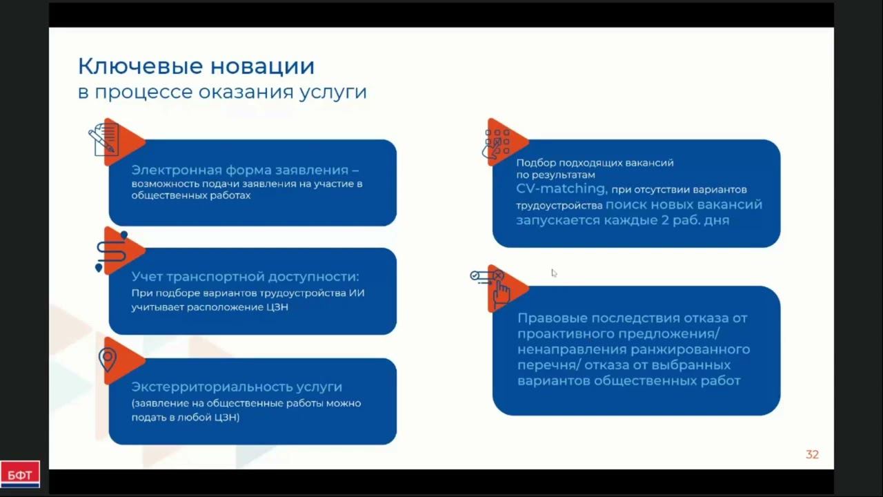 Основные новации в порядке предоставления государственной услуги