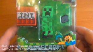 Игрушка Крипер с динамитом из игры майнкрафт