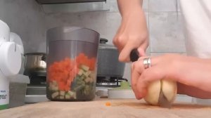 Обед для деток! Готовлю с моей помощницей пароваркой-блендером от фирмы Avent!