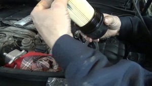 Замена масла на Мерседес МЛ W164 Е500