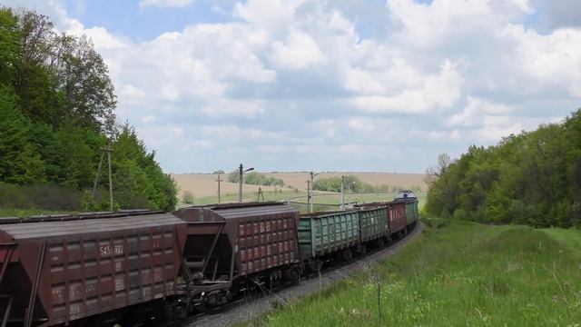 Кукушка угадывает количество вагонов в поезде. 2М62-0397 с грузовым поездом смотреть онлайн