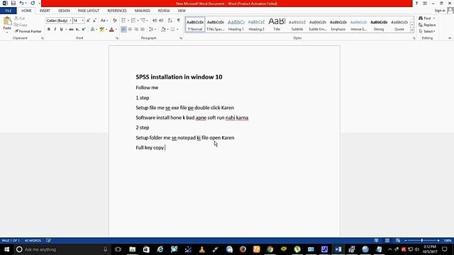 Install spss 22 in window 7 , 8 ,10