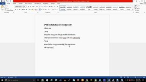 Install spss 22 in window 7 , 8 ,10