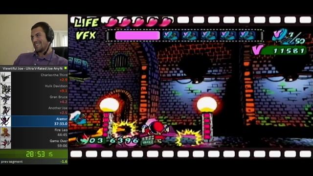 Viewtiful Joe - Ultra V-Rated, Any% - 48:56 (in-game time) смотреть онлайн