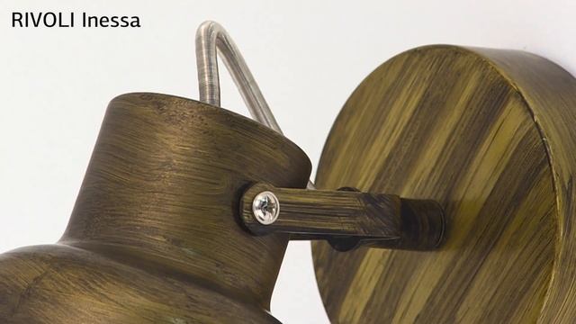 Светильник настенно-потолочный спот RIVOLI Inessa 7035-701 поворотный 1 х Е27 40 Вт смотреть онлайн