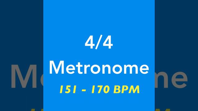 170 BPM Metronome | 4/4 смотреть онлайн