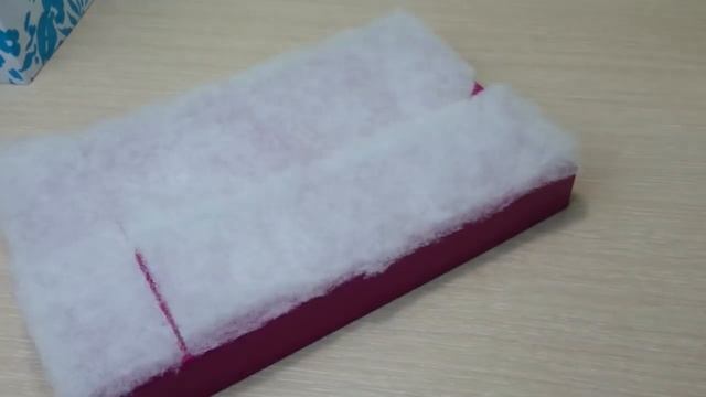 Декорирование обувной коробки. Шкатулка из обувной коробки . Как обтянуть коробку тканью. смотреть онлайн