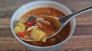Сербский фасолевый суп с мясом