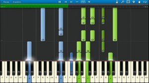История любви. Играем на пианино. Фортепиано обучение. #Synthesia.