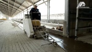 Нарезка швов в коровниках как Антискользящее покрытие
