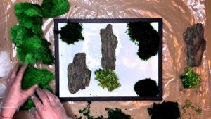 Инструкция по созданию картины из мха от Diy Box.