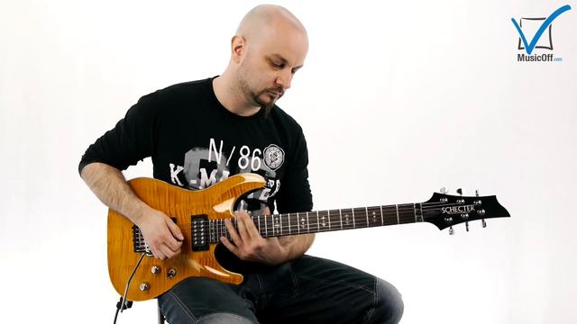 Schecter Sunset Classic II HH in action with Lorenzo Venza смотреть онлайн