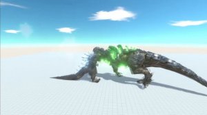 Mortal Kombat ARBS: New Godzilla remastered VS GodzillarbsV2 - (Animal Revolt Battle Simulator)