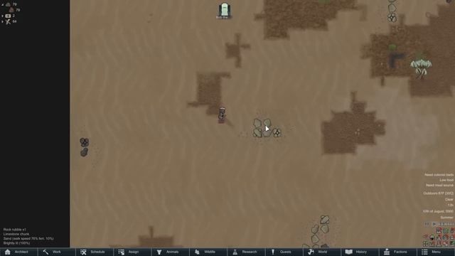 RimWorld But I Can't Build Anything