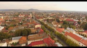 Красивый город Мукачево. Полеты над городом High above