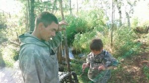 Рыбалка на мордушку с Хантами. Летняя рыбалка.