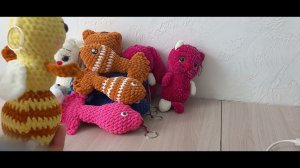 что связала за неделю +33 игрушки.  130/100 .