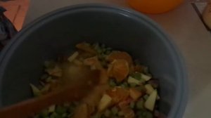 Варенье из ревеня, апельсин и яблок. Не классический способ приготовления.