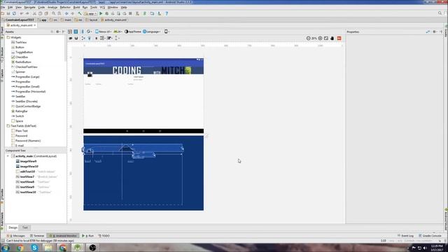 Android Beginner Tutorial #12 - Constraint Layouts [Building a Twitter Layout]