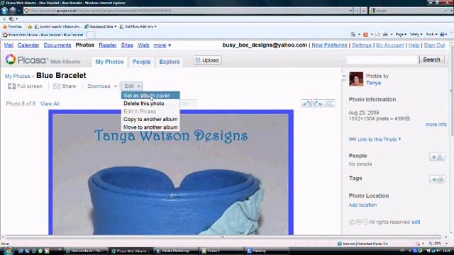 Как сделать фото обложкой для альбома на Пикасе смотреть онлайн