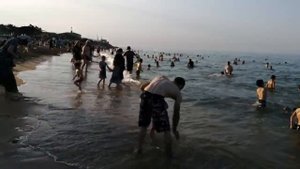 Море. Махачкала 2021г. Городской пляж Березка?????