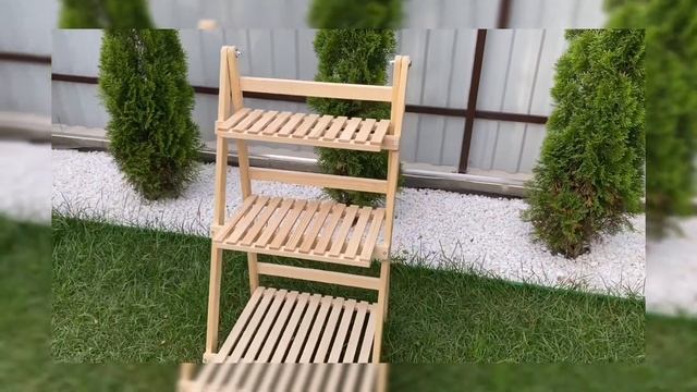 Полка для цветов (этажерка) раскладная 0049 смотреть онлайн