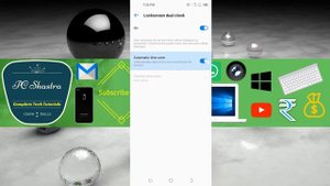 Show Dual Clock on Lockscreen in Tecno