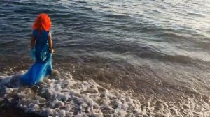 Русалка Ариэль в реальной жизни дисней. Вика на море. Disney Ariel