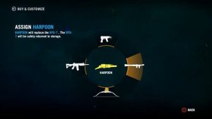 Far Cry® 4 how to equip the harpoon gun