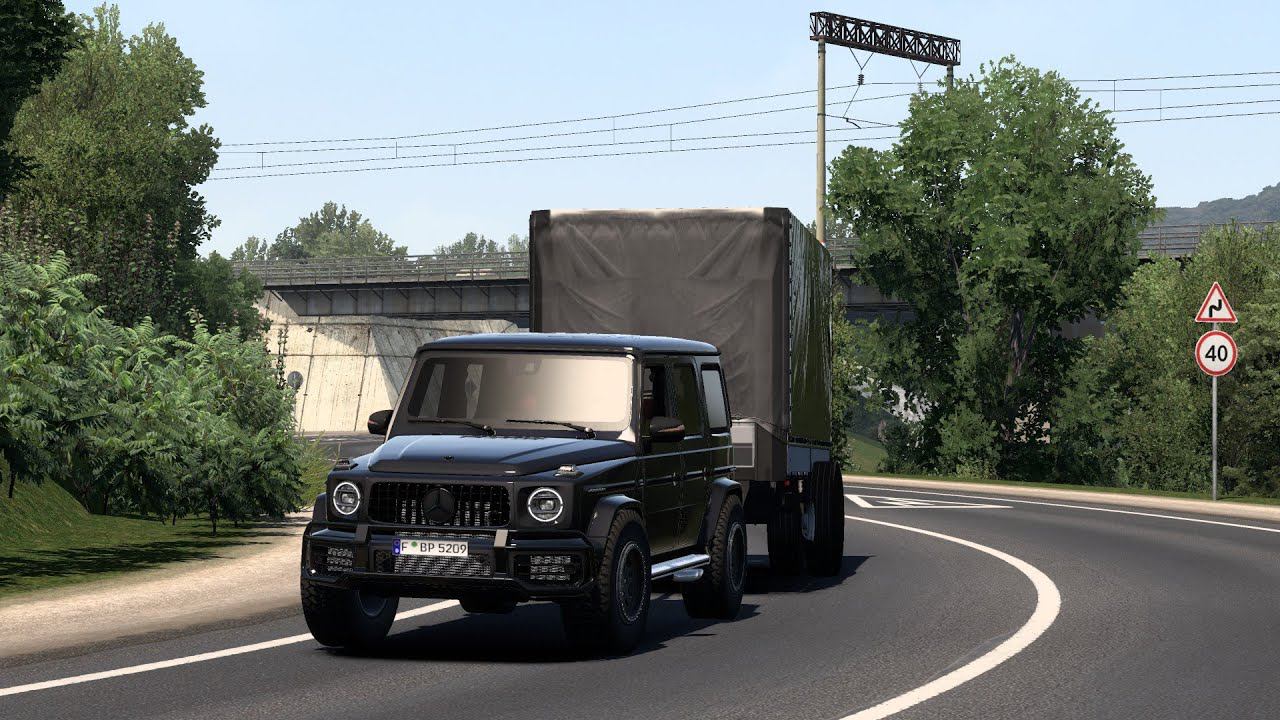 [ETS 2] MERCEDES-BENZ G-CLASS (W463) G63 2019_South Region Map Delivery смотреть онлайн