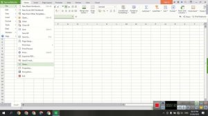 WPS Office 365 interface of excel in 2023