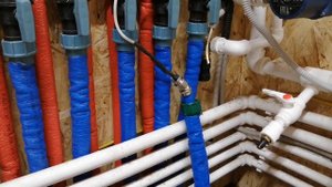 замёрз водопровод ставлю греющий кабель
