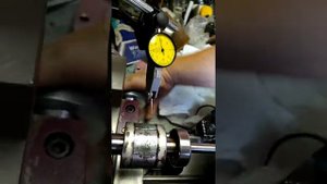 Биение якоря, бесколлекторный мотор, на Токарном ТЕХНОРЕАЛ 210×400