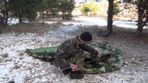 Мобиба МБ-1 (ИНИПИ). Сборка палатки