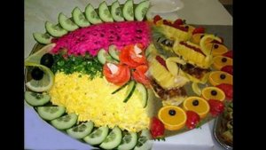 КРАСИВОЕ ОФОРМЛЕНИЕ САЛАТОВ.