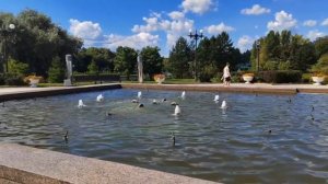 Парк на Стрелке (парк Стрелка), г. Ярославль. Прогулка по красивейшему парку и набережной Волги.