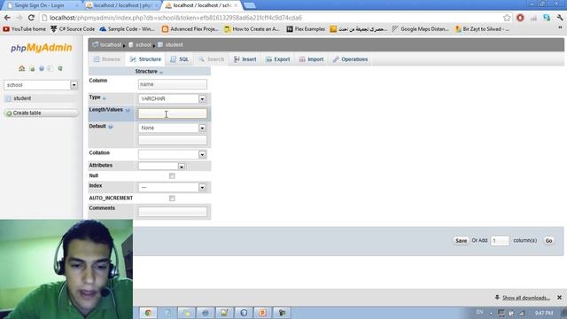 MySQL And Java Tutorial using netbeans part2   creating school database .....