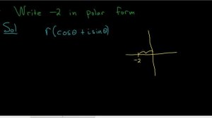 Write -2 in Polar(Trigonometric) Form