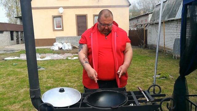 Обзор новой печи для казана .Обжиг казана,простым и надёжным способом. смотреть онлайн