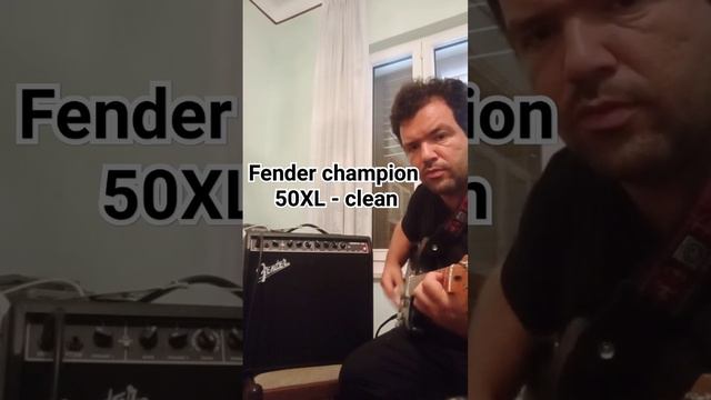 fender champion 50XL clean #fenderchampion #fender #fenderamps #amplifier #demo #notalking #guitar