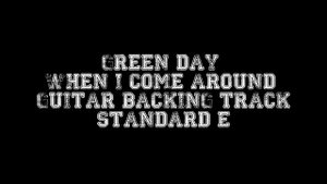 Green Day - When I Come Around (backing track for guitar, tabs)