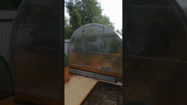Теплица Усиленная Люкс 2,5х4 м, компактная на 2 ряда