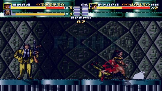 Streets of Rage Remake v5.1 - Mod - Battletoads and Double Dragon (Shiva and Rudra gameplay)
