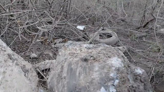 По дороге от антенного поля. Обломковая планировка перехода. Тавричанка 14.10.2023 смотреть онлайн