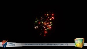 Батарея салютов PKU115 Выигрыш (25 зар. 1)