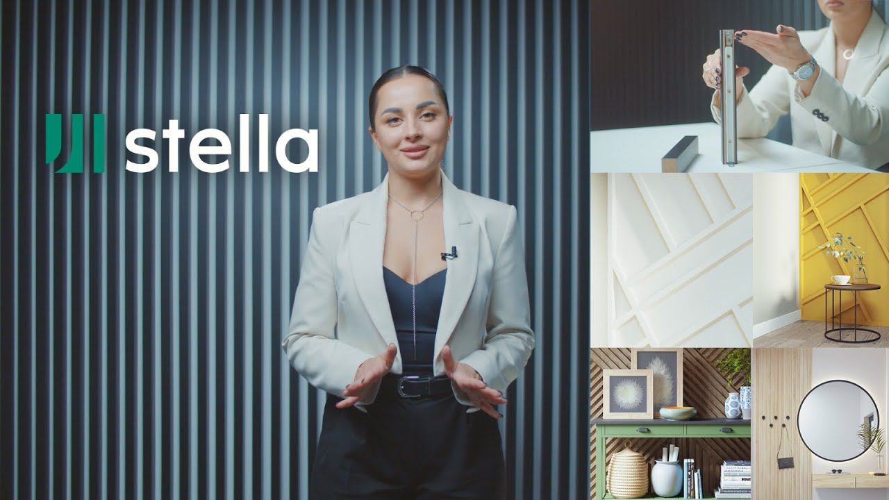 Монтаж интерьерных реек Stella