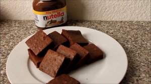 Nutella Brownies -  рецепт кексов из шоколадного крема Нутелла