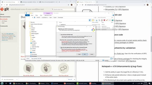 How to Install Git with Notepad++ as the Editor