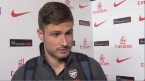 Olivier Giroud Post-Norwich Match Reaction April 2013