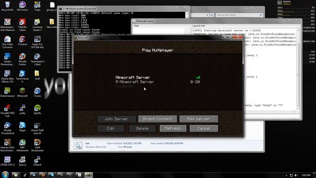 How to make a Minecraft Server on Windows 7 смотреть онлайн